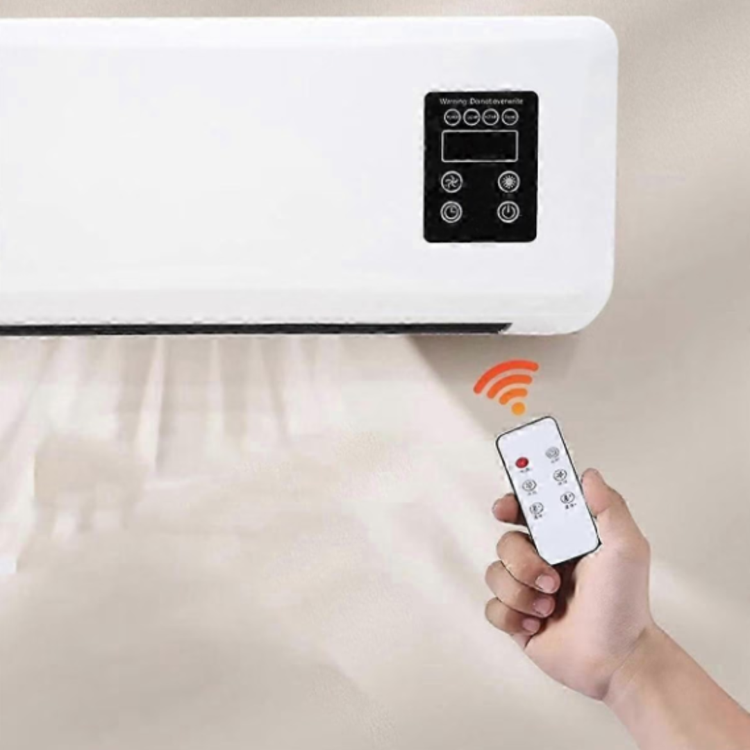 Aeroterma electrica montata pe perete, functie de racire si incalzire, design compact, 220V