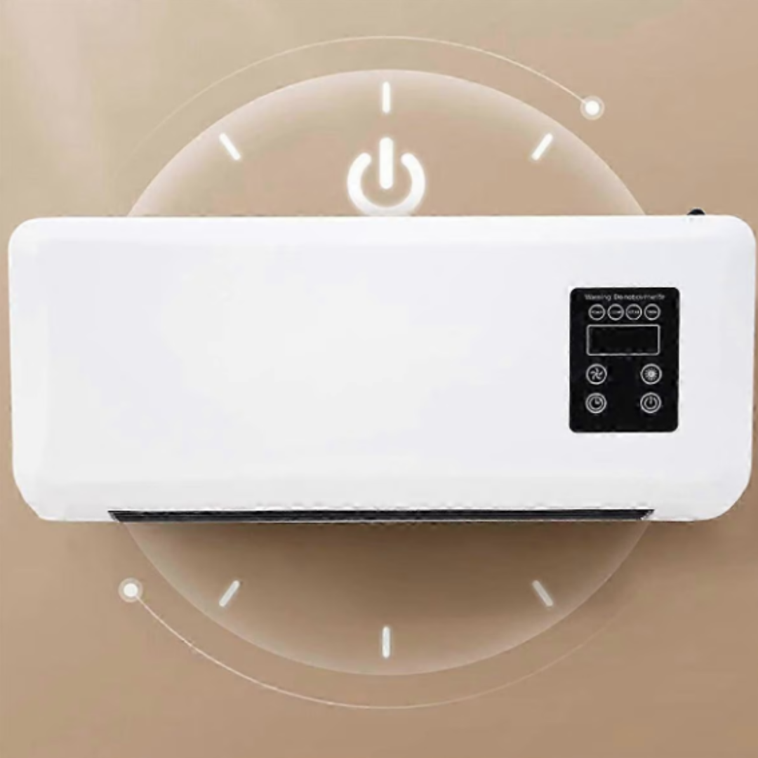Aeroterma electrica montata pe perete, functie de racire si incalzire, design compact, 220V