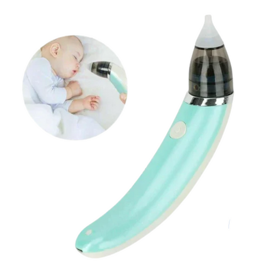 Aspirator nazal electric pentru copii BreathChild | Curatare delicata mucus bebelusi | Reincarcabil, silentios, usor de folosit si igienizat