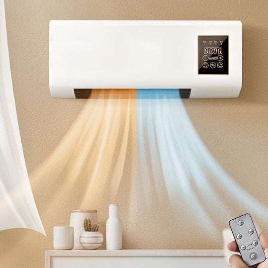 Aeroterma electrica montata pe perete, functie de racire si incalzire, design compact, 220V